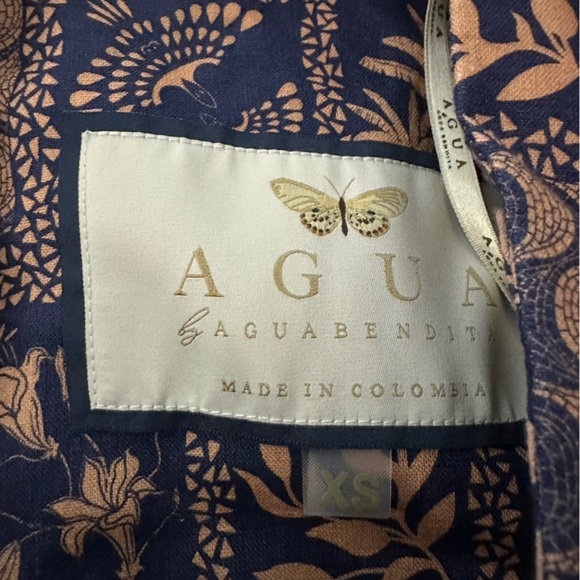 AGUA BY AGUA BENDITA Puff-Sleeve Floral-Print Linen Blouse (21) - Picture 8 of 11